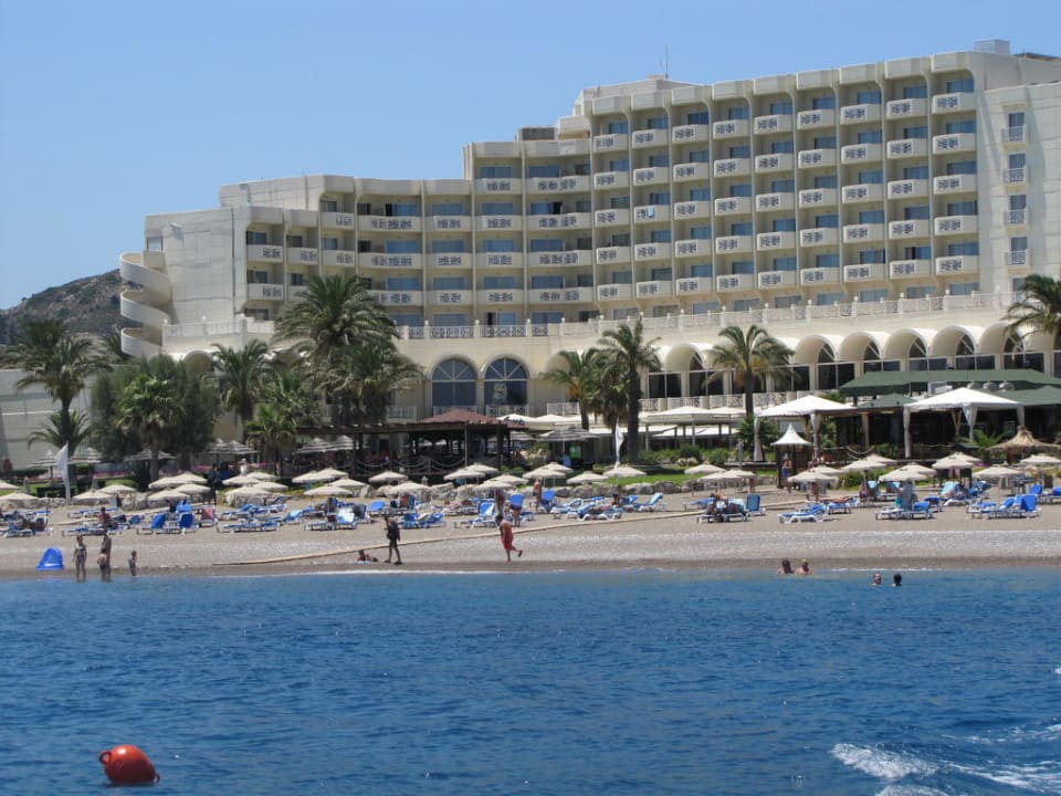 Hotel vom Wasser aus Rodos Palladium Leisure & Wellness