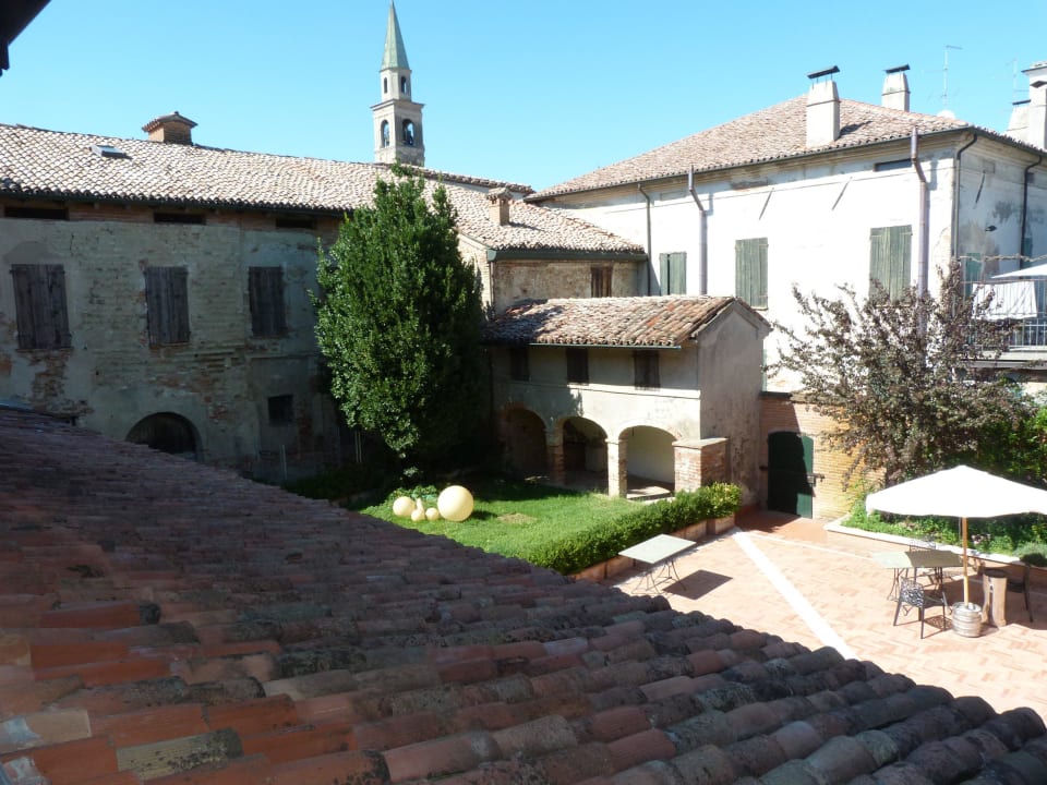 Blick vom Zimmer Hotel Locanda Il Leone
