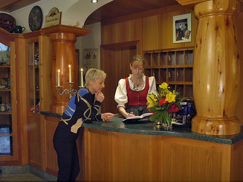 Rezeption und Empfang Gasthof zur Wacht