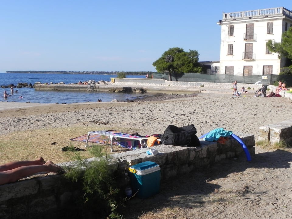 Sand und Kiesstrand Hotel Sipar Plava Laguna