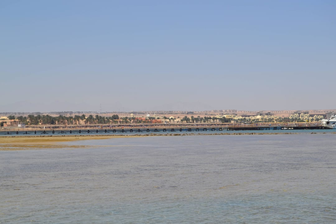 Vom Hotelsteg Richtung Makdadi Ort Stella Beach Resort & Spa Makadi Bay