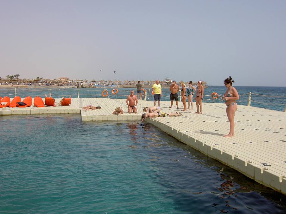 Der schwebende Steg, toll Pickalbatros Palace Resort