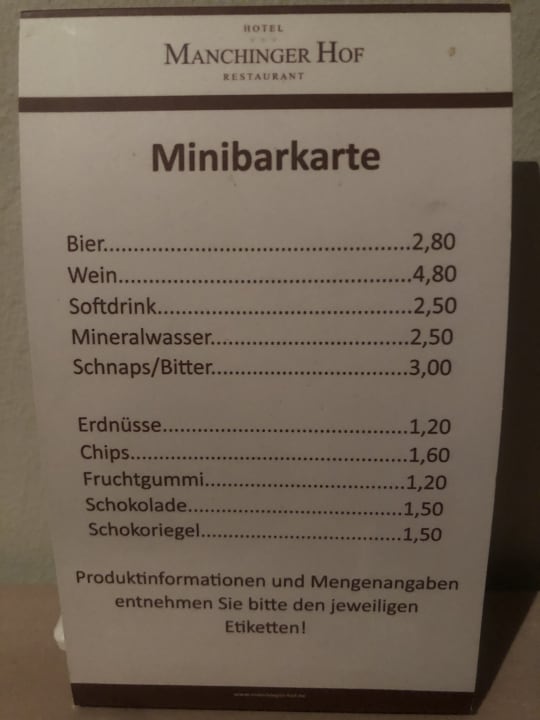 Zimmer Hotel Manchinger Hof