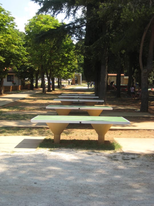 Tischtennis am Strand Valamar Parentino Hotel