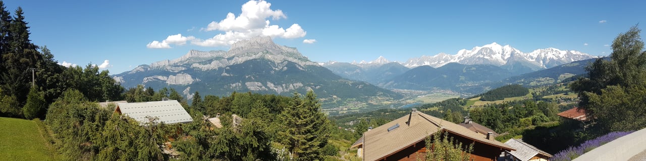 Ausblick Chalet La Joubarbe