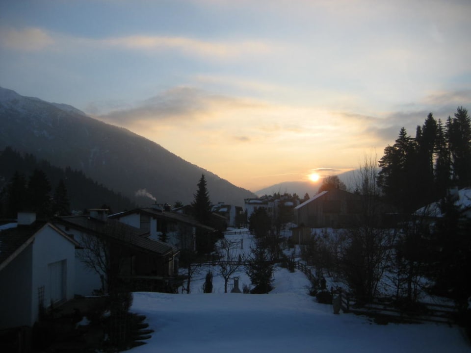 Aussicht am Morgen Hotel Surpunt