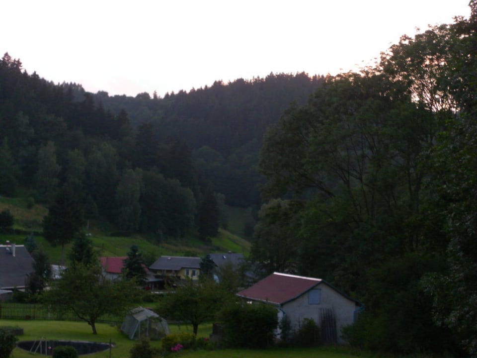 Ausblick von der Terrasse Berghotel Mellenbach