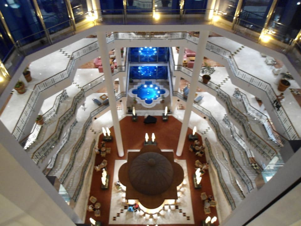Blick ins Hotel von der 8. Etage SBH Hotel Costa Calma Palace