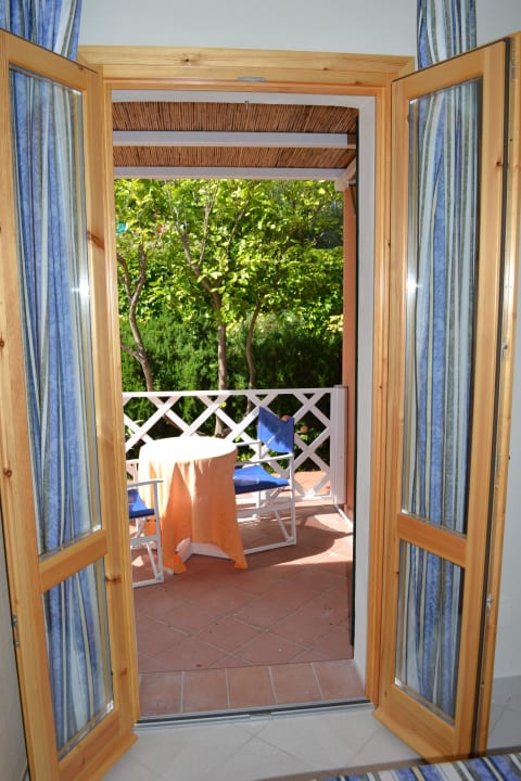 Balcone sul giardino Hotel Danila