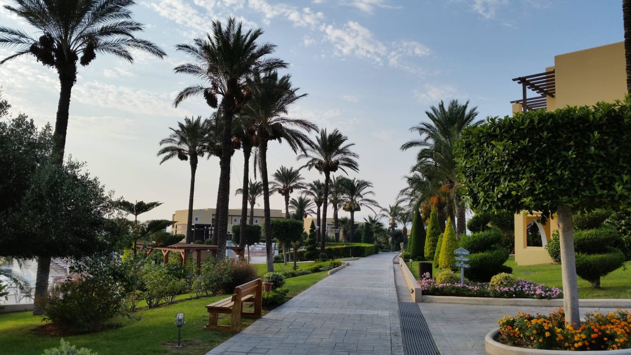 Spaziergang zum Abendessen Hotel Horizon Beach Resort