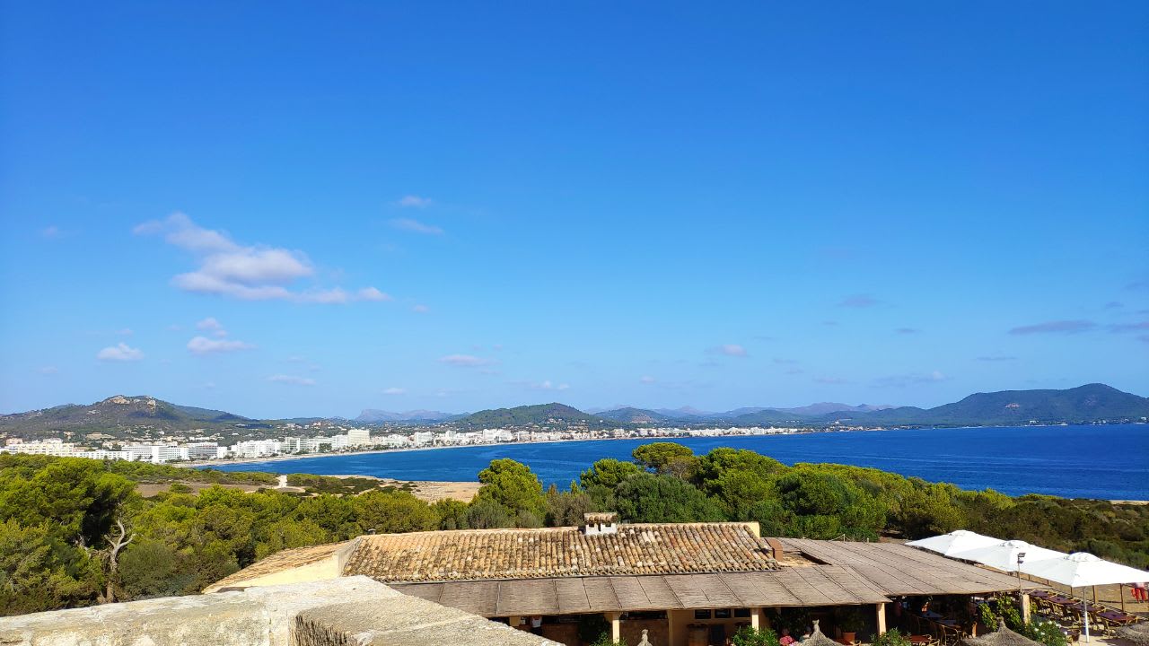 Ausblick Hipotels Bahía Cala Millor