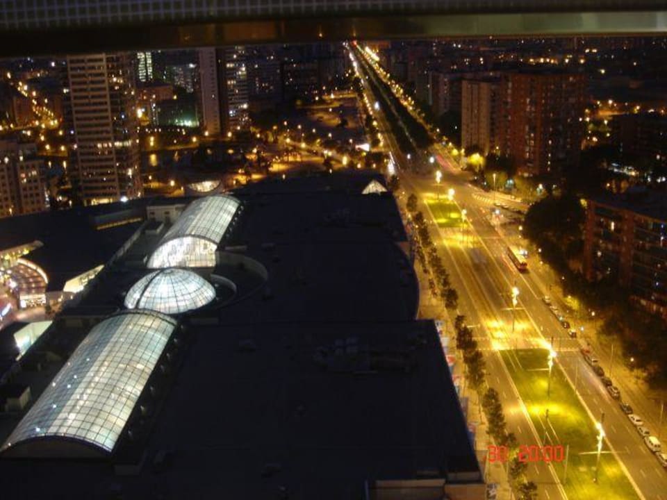 Aussicht vom 22. Stock Hotel Barcelona Princess