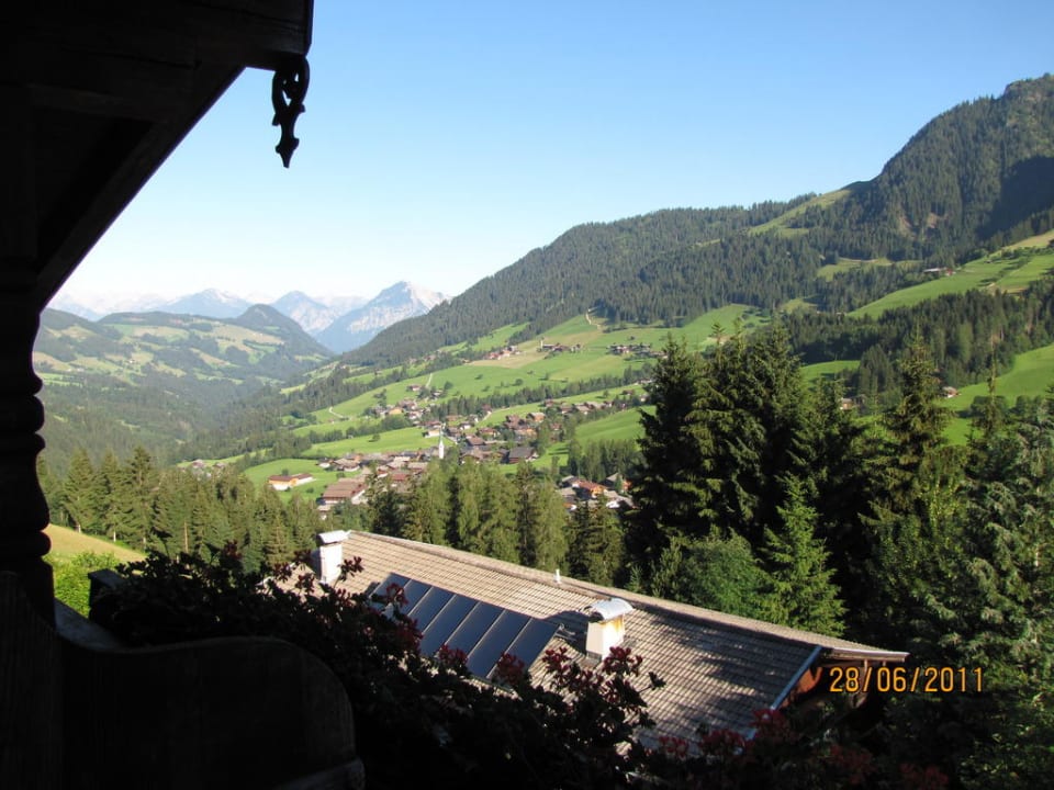 Aussicht Richtung Alpbach Bergwald-Appartements -Alpbach