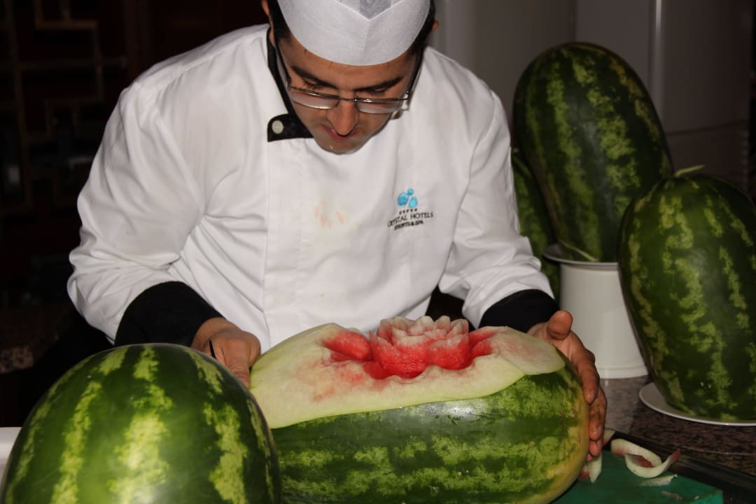 Melonen schnitzen Crystal Paraiso Aqua Collection