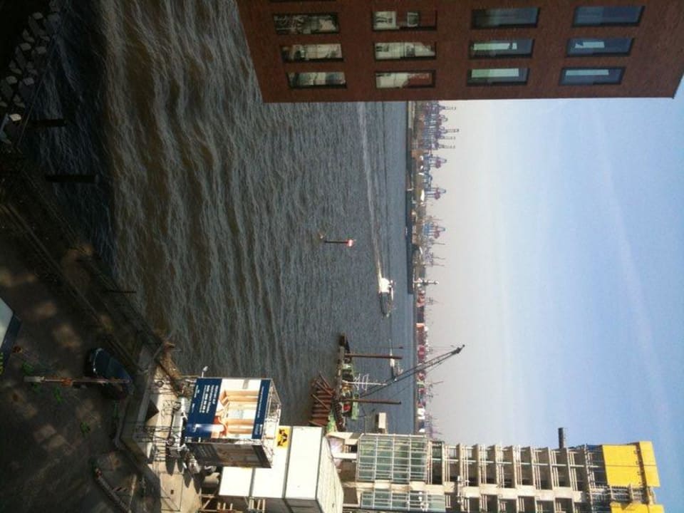 Ausbilick aus dem Appartment Clipper Boardinghouse Hamburg-Holzhafen