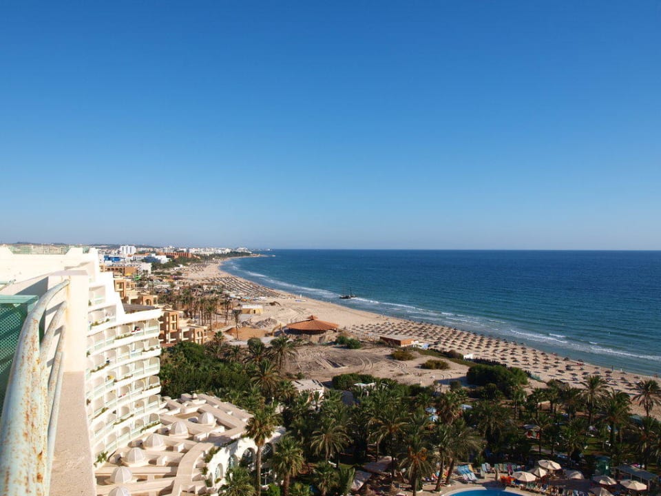 Ausblick vom letzten Stock Riadh Palms Resort & Spa