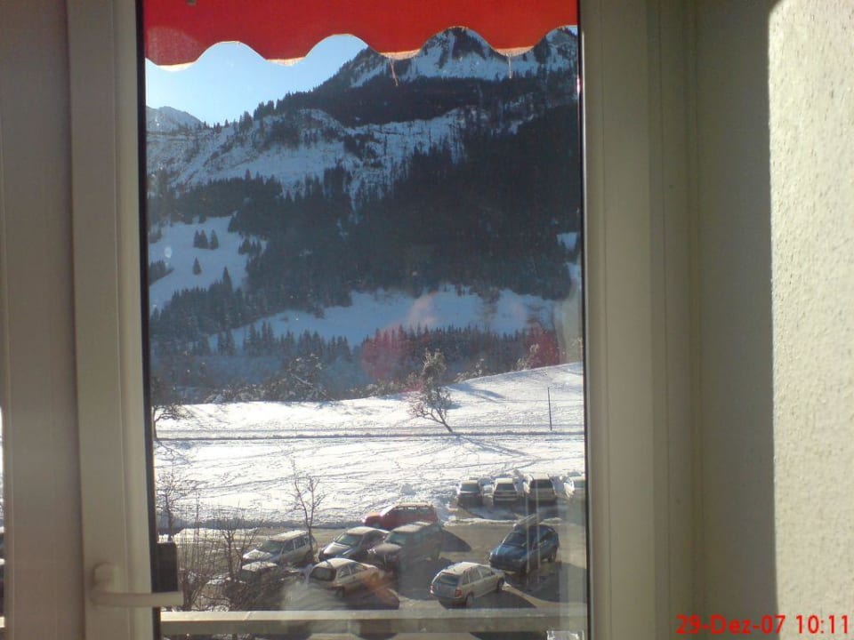 Ausblick vom Zimmer 550 DIE GAMS Hotel - Restaurant