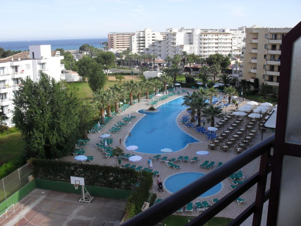 Ausblick vom Balkon allsun App.-Hotel Orient Beach