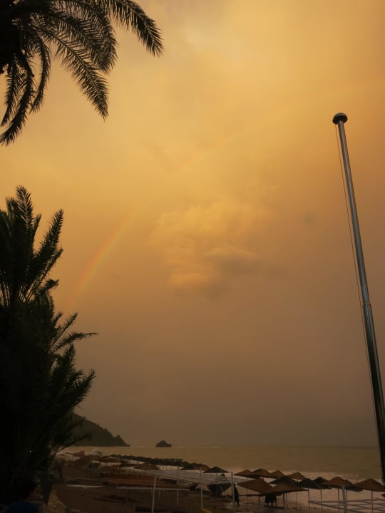 Nach einem unwetter Pirate's Beach Club