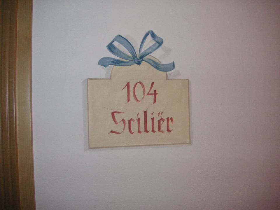 Unser Zimmereingang Hotel Garni Concordia