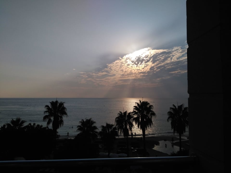 Blick vom 2.Stock Venessa Beach Hotel