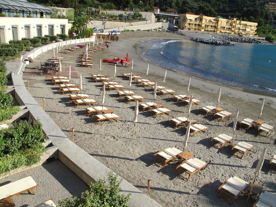 Blick von unserem Zimmer Hotel Riviera dei Fiori