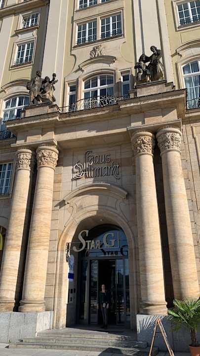 Ausblick Star G Hotel Premium Dresden im Haus Altmarkt