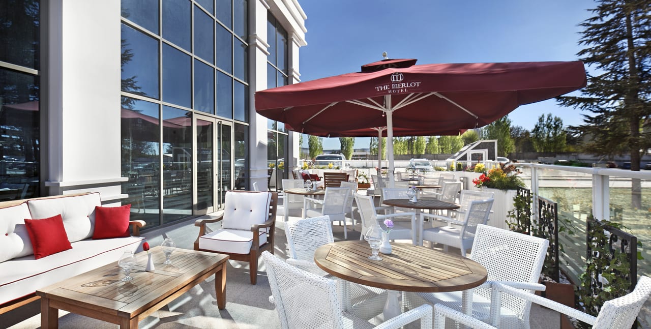 Gartenanlage The Merlot Hotel