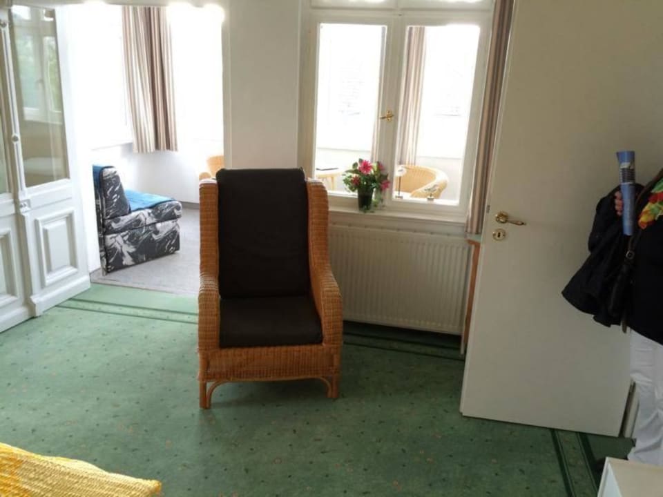 Blick zur Veranda Hotel Schloonsee