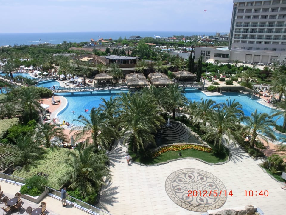 Blick vom Balkon Royal Wings Hotel