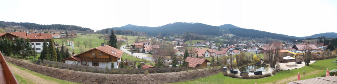 Panoramablick vom Hotel auf Bodenmais Hotel Bergknappenhof