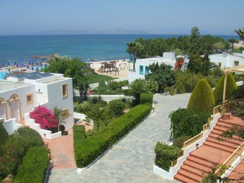 Blick über die Hotelanlage Mastichari Bay Hotel