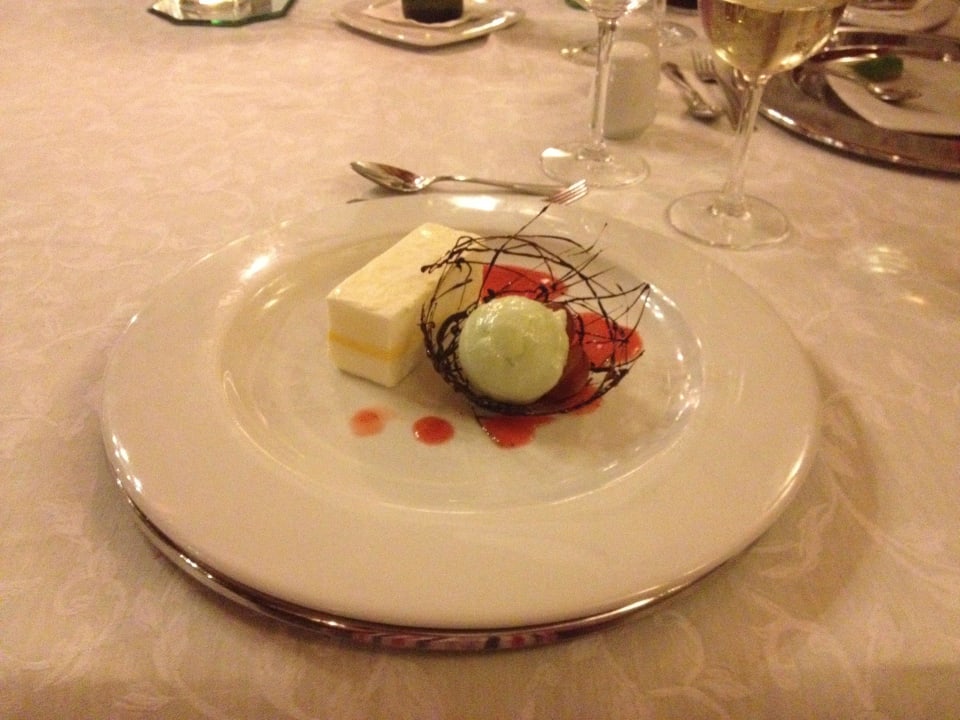 One of the dishes in the main restaurant Finca Hotel & Spa Monnaber Nou