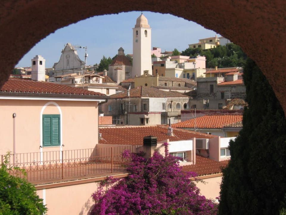Blick von Terrasse Zimmer 9 Hotel Su Barchile