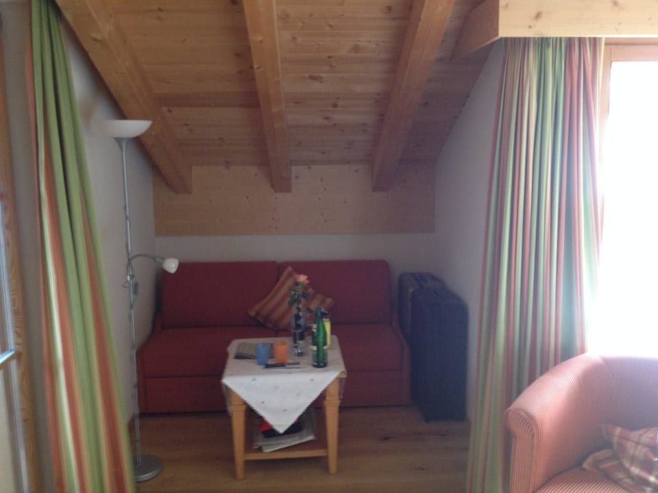 Unser Zimmer Sofaecke Hotel Alpenheim