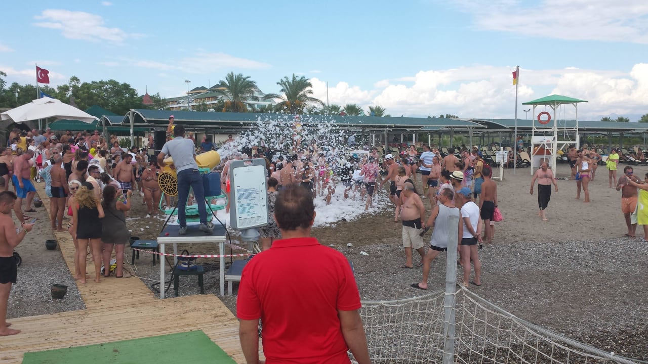 Schaumparty Belek Beach Resort Hotel