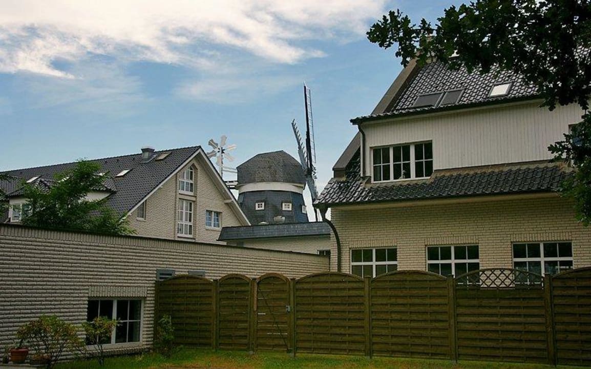 Hintere Ansicht des Hotels Hotel Pommern Mühle