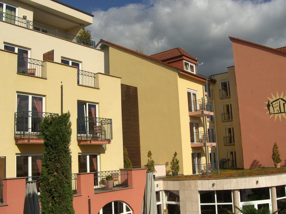 Der Blick vom Balkon Hotel Villa Toskana