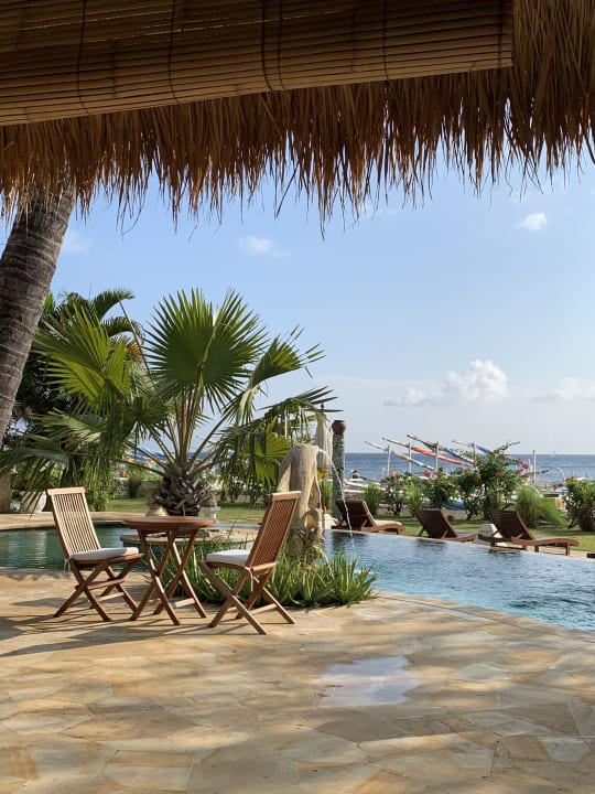 Pool Palm Garden Amed Beach & Spa Resort Bali