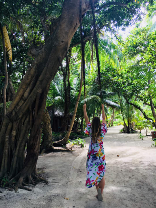 Gartenanlage Kuramathi Maldives