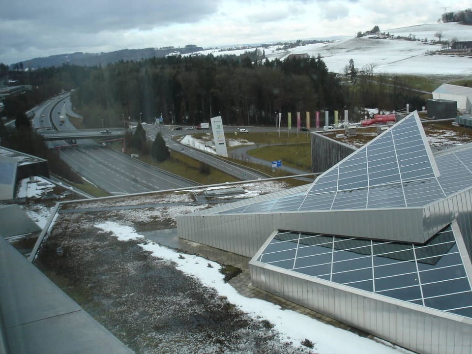 Blick aus unserem Zimmer Holiday Inn Bern - Westside