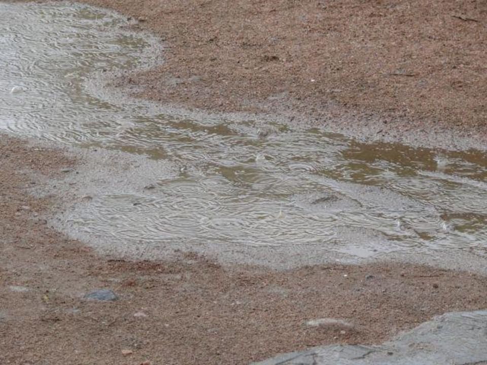 Gewitter mit Hagel 18.11.12 Happy Life Village
