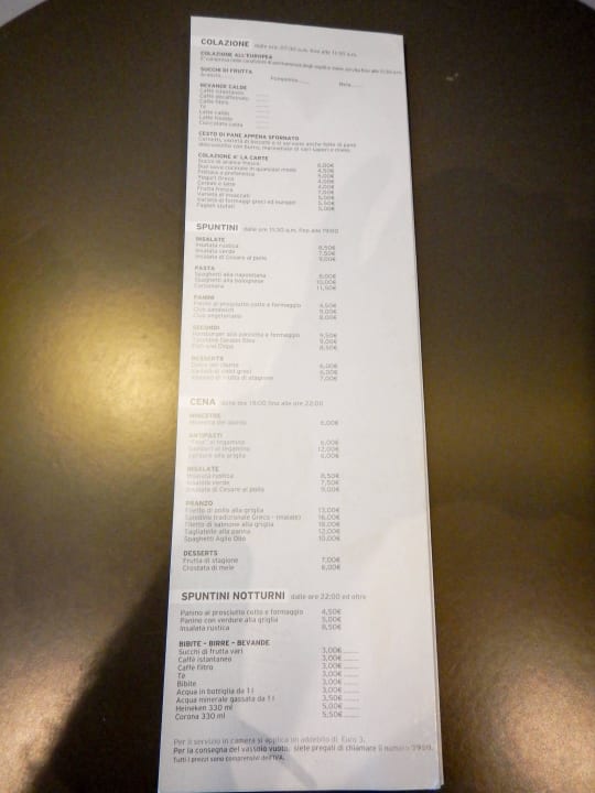 Room Service Princess Andriana Resort & Spa