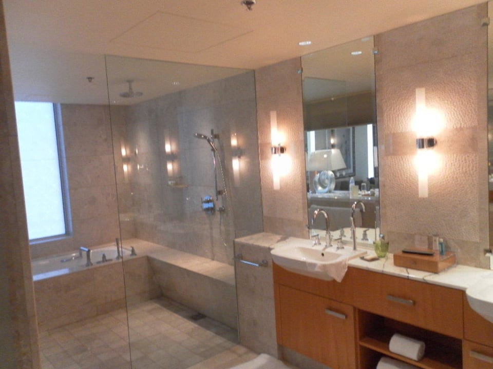 Blick in die ein Hälfte des Bades The Ritz-Carlton, Dubai International Financial Centre