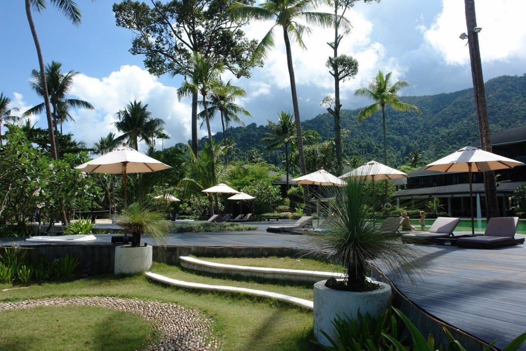 Blick zum Pool Hotel Mercure Koh Chang Hideaway