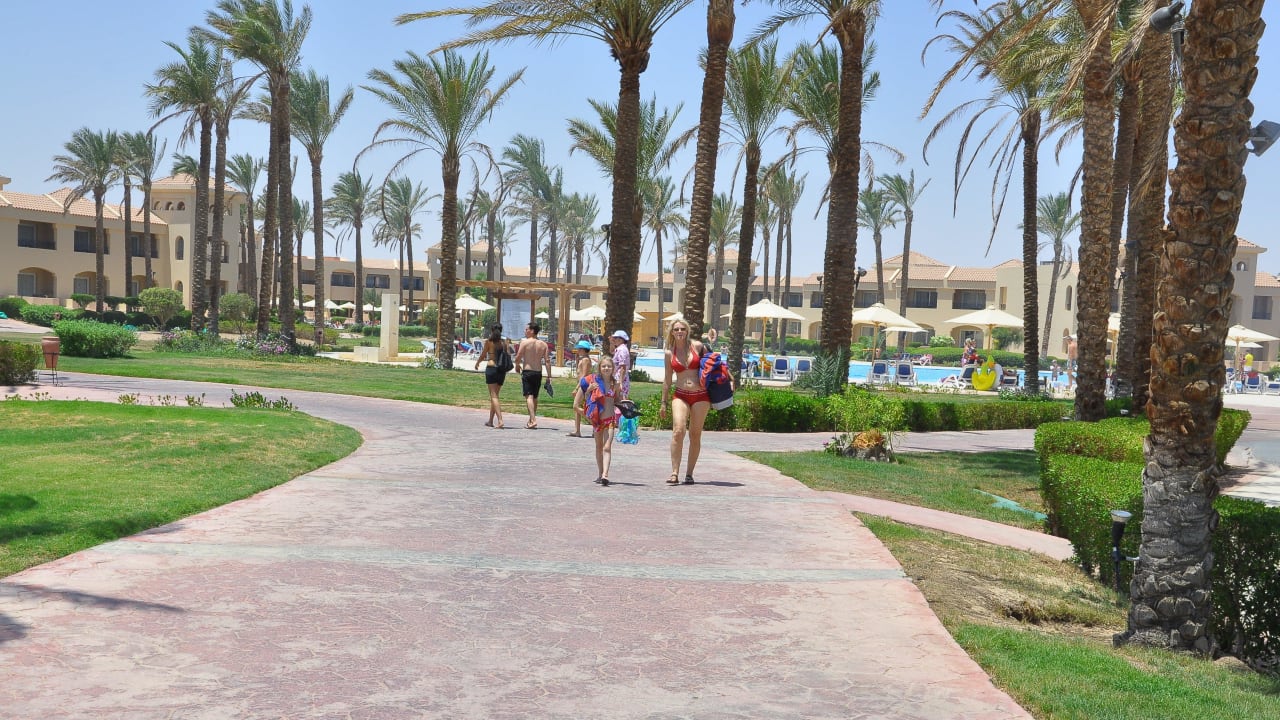 Auf dem Weg ins Zimmer Cleopatra Luxury Resort Makadi Bay