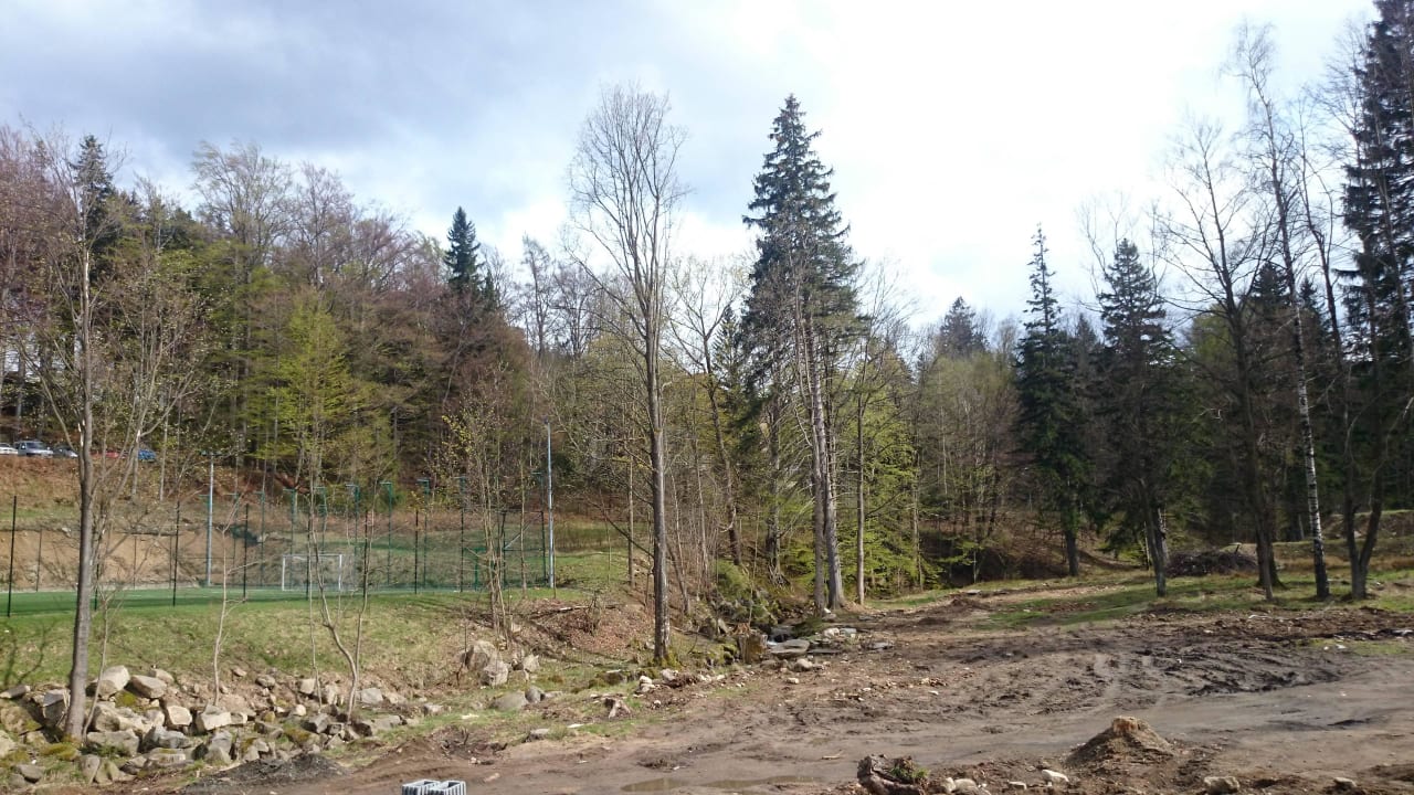 Widok z balkonu Hotel Na Skarpie