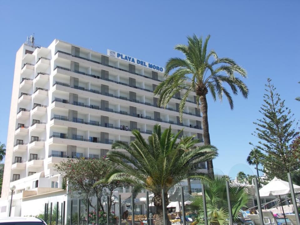 Aussenansicht von der Strandpromenade gesehen CM Playa del Moro