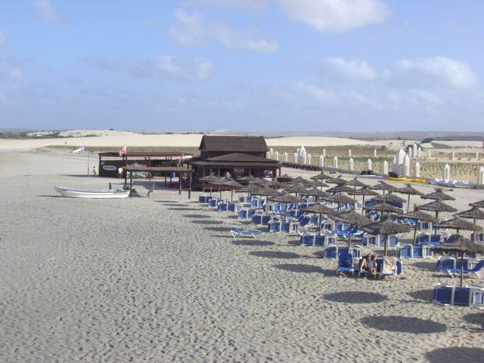 Liegen am Strand Hotel Riu Karamboa
