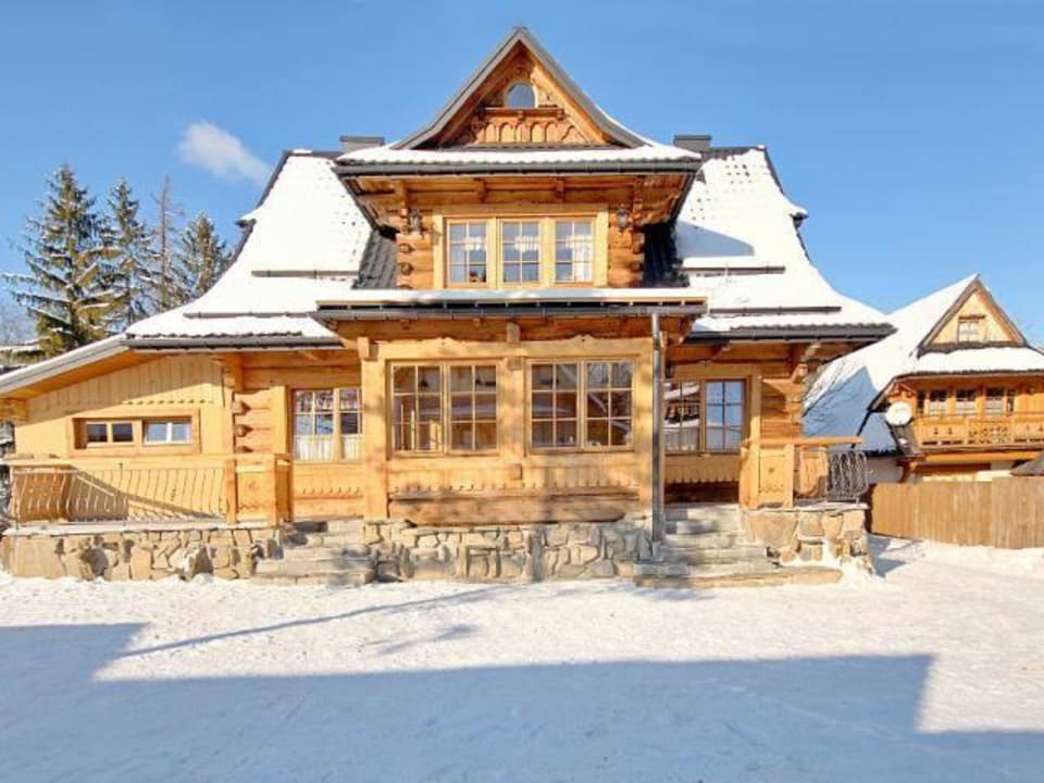 Cottage zimą Cottage Bambi